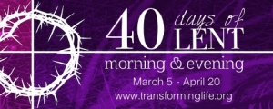 40 days of lent
